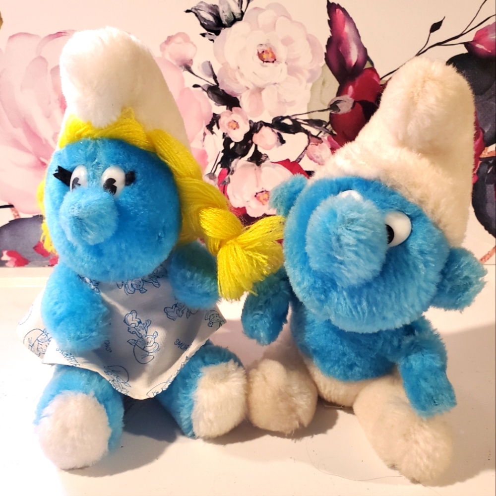 Smurf dolls - Ganz bros - vintage